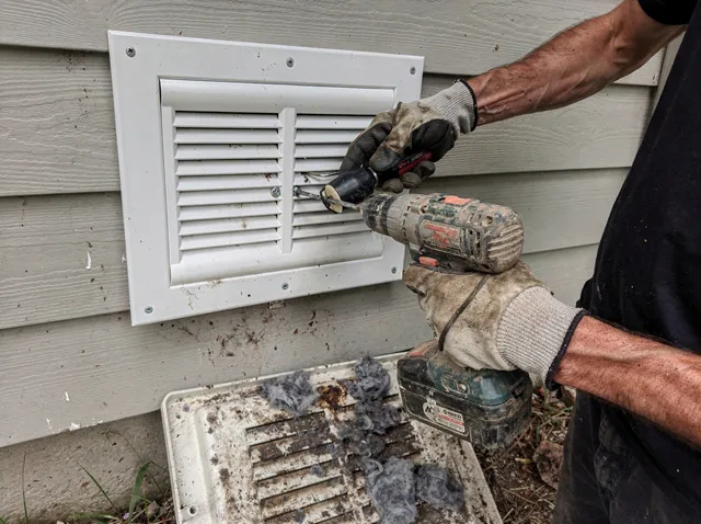 Dryer Vent Cover Replacement in Town 'n' Country
