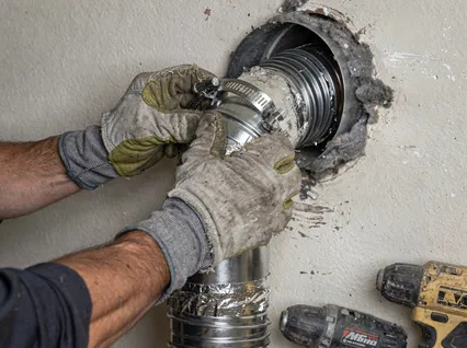 Dryer Vent Hose Installation in Town 'n' Country