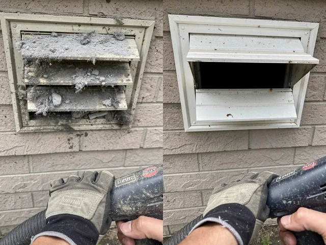Professional dryer exhaust vent cleaning by Town 'n' Country Dryer Vent Cleaning in Town 'n' Country