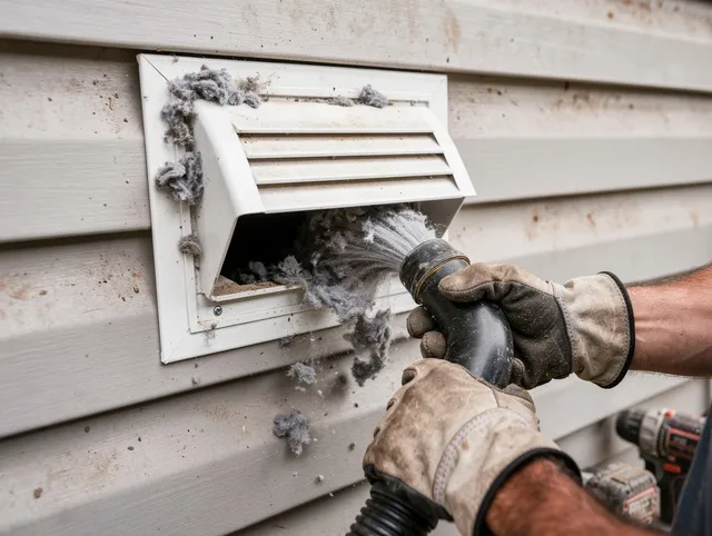 Professional dryer vent cleaning by Town 'n' Country Dryer Vent Cleaning in Town 'n' Country