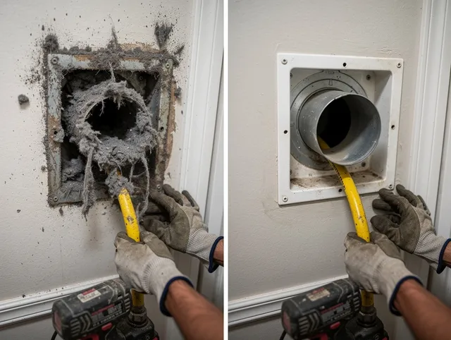 Expert gas dryer vent cleaning by Town 'n' Country Dryer Vent Cleaning in Town 'n' Country