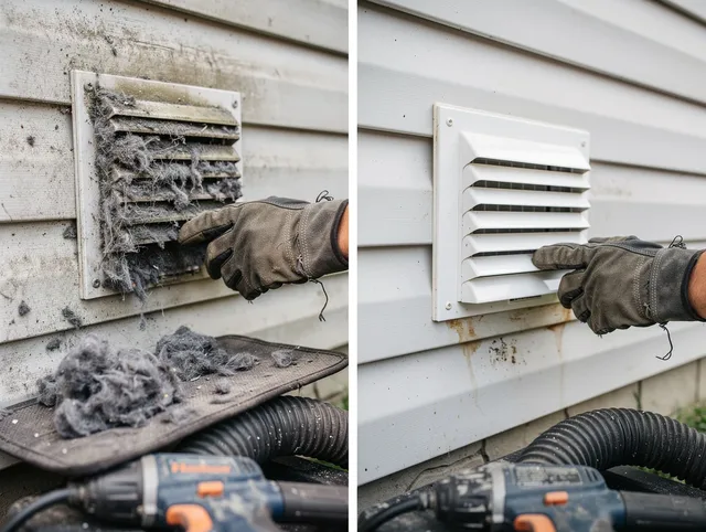 Residential dryer vent cleaning by Town 'n' Country Dryer Vent Cleaning in Town 'n' Country